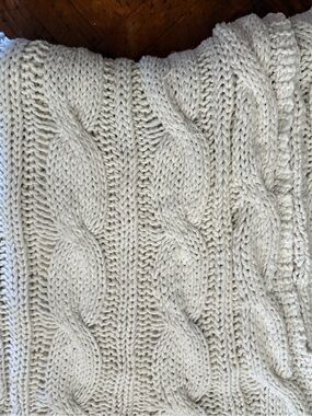 Aviva Stanoff Knit Throw - Cream - 50” x 70”